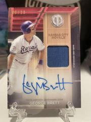 George Brett [Red] Baseball Cards 2024 Topps Tribute Threads Autograph Relic Prices