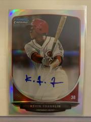 Kevin Franklin Baseball Cards 2013 Bowman Chrome Draft Picks & Prospects Autographs Prices