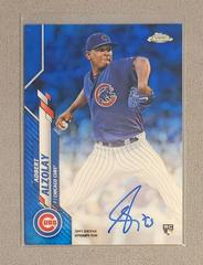 Adbert Alzolay [Blue Refractor] #RA-AA Baseball Cards 2020 Topps Chrome Rookie Autographs Prices