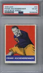 Frank Aschenbrenner [Solid Blue Jersey] Football Cards 1948 Leaf Prices