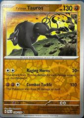 Paldean Tauros [Reverse Holo] #108 Pokemon Paldea Evolved Prices