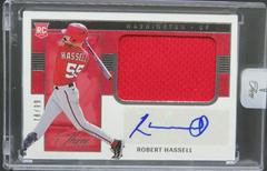 Robert Hassell [Jersey Autograph] #113 Baseball Cards 2023 Panini Three and Two Prices