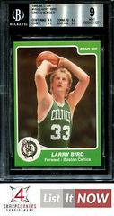 Larry Bird [Green border] #95b Basketball Cards 1985 Star Prices