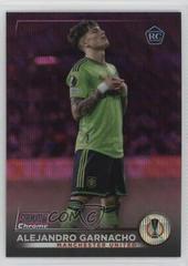 Alejandro Garnacho [Pink Wave] #49 Soccer Cards 2022 Stadium Club Chrome UEFA Competitions Prices
