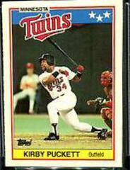 Kirby Puckett [Tiffany] #57 Baseball Cards 1988 Topps American Prices