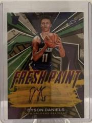 Dyson Daniels [Sapphire] Basketball Cards 2022 Panini Court Kings Fresh Paint Autographs Prices