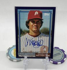 Ryne Sandberg [Purple] #72DB-RS Baseball Cards 2022 Topps Archives 1992 MLB Debut Autographs Prices