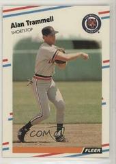 Alan Trammell #74 Baseball Cards 1988 Fleer Glossy Prices