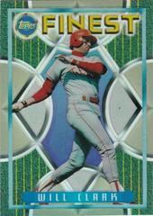 Will Clark [Refractor] Baseball Cards 1995 Finest Prices
