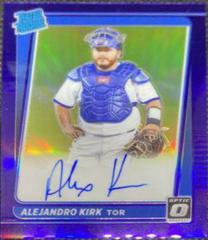 Alejandro Kirk [Purple] Baseball Cards 2021 Panini Donruss Optic Rated Rookie Signatures Prices