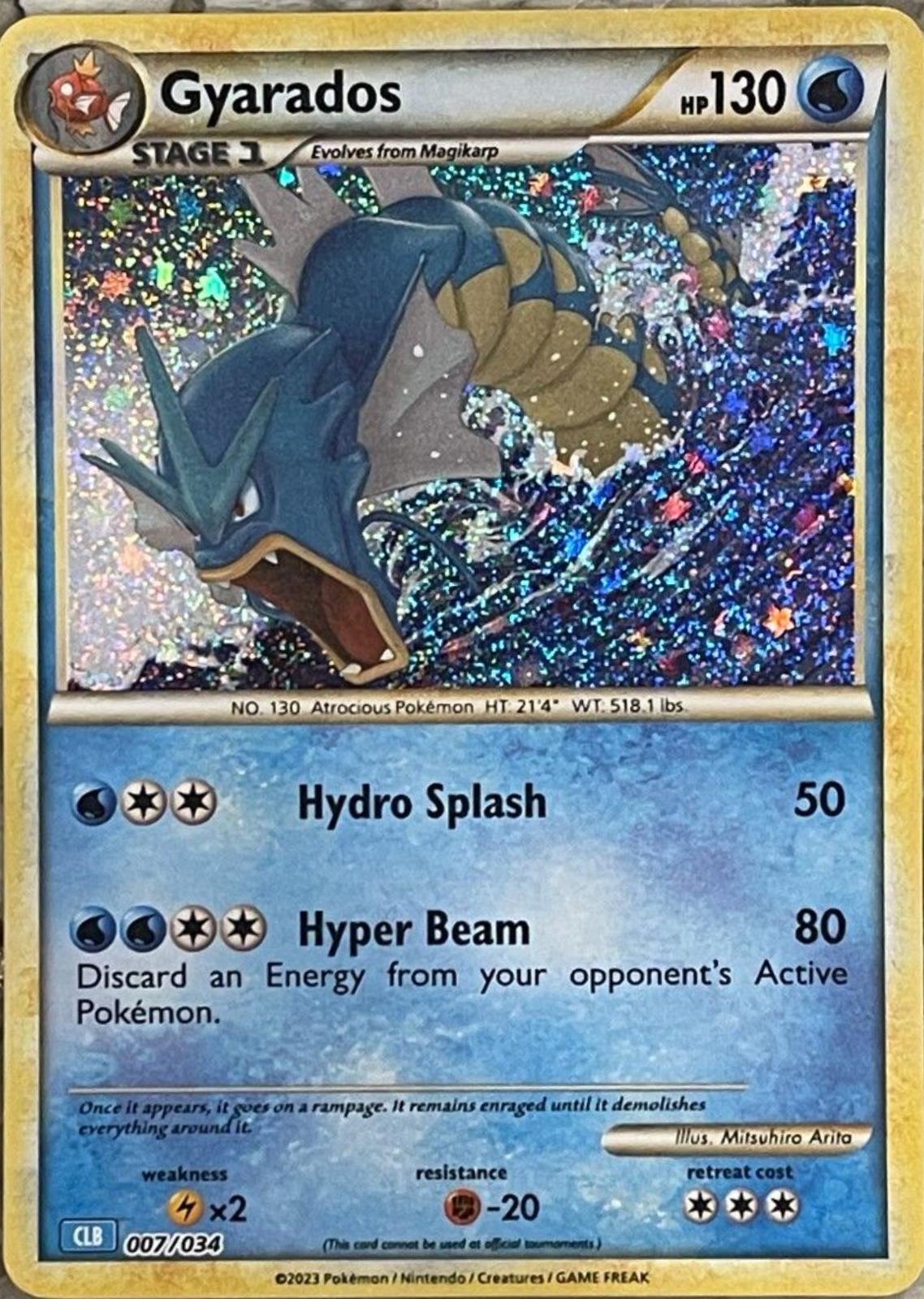 Gyarados #7 Pokemon TCG Classic: Blastoise Deck