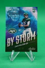 Zach Wilson [Green] #BST-2 Football Cards 2021 Panini Absolute By Storm Prices