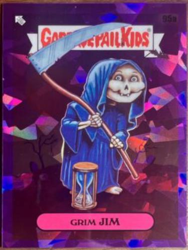 Grim JIM [Purple] #95a Garbage Pail Kids 2021 Sapphire