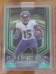 Marquise Brown [Green Prizm] Football Cards 2019 Panini Select Rookie Selections Prices