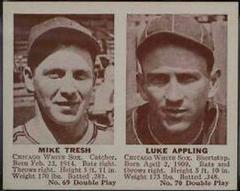 Mike Tresh, Luke Appling Baseball Cards 1941 Double Play Prices