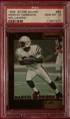 Marvin Harrison Football Cards 1996 Panini Score Board NFL Lasers Prices