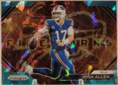Josh Allen [Blue Ice] #F-4 Football Cards 2023 Panini Prizm Fireworks Prices