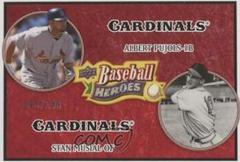 Albert Pujols, Stan Musial [Red] #178 Baseball Cards 2008 Upper Deck Baseball Heroes Prices