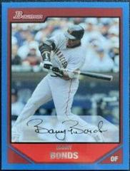 Barry Bonds [Blue] #237 Baseball Cards 2007 Bowman Prices