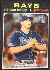 Brendan McKay [Red Ink] #BM Baseball Cards 2020 Topps Heritage Real One Autographs Prices