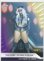 Toni Storm Returns to Action [Purple] Wrestling Cards 2021 Topps WWE Women's Division Prices