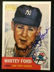 Whitey Ford Baseball Cards 2001 Topps Team Legends Autograph Prices