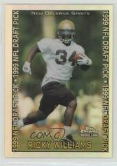 Ricky Williams [Refractor] Football Cards 1999 Topps Chrome Prices