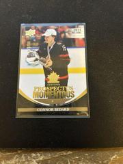 Connor Bedard [Gold] Hockey Cards 2023 Upper Deck Team Canada Juniors Prospectus Momentous Prices