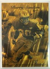 Barry Sanders #6 Football Cards 1995 Panini Select Certified Gold Team Prices