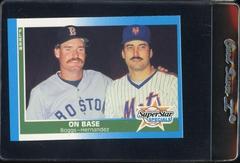 On Base [W. Boggs, K. Hernandez] #637 Baseball Cards 1987 Fleer Glossy Prices