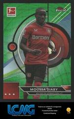 Moussa Diaby [Green Wave] #102 Soccer Cards 2021 Topps Finest Bundesliga Prices