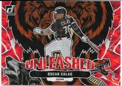 Oscar Colas [Red] #U11 Baseball Cards 2023 Panini Donruss Unleashed Prices