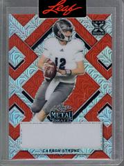 Carson Strong [Red Mojo] #B-CS1 Football Cards 2022 Leaf Metal Draft Prices