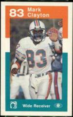 Mark Clayton Football Cards 1984 Dolphins Police Prices