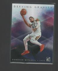 Donovan Mitchell #10 Basketball Cards 2019 Panini Donruss Defying Gravity Prices