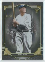 Babe Ruth [Onyx] #60 Baseball Cards 2022 Topps Triple Threads Prices