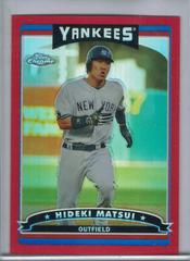 Hideki Matsui [Red Refractor] Baseball Cards 2006 Topps Chrome Prices