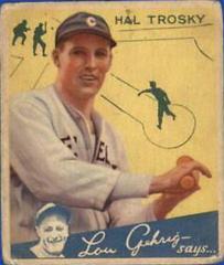 Hal Trosky #76 Baseball Cards 1934 Goudey Prices