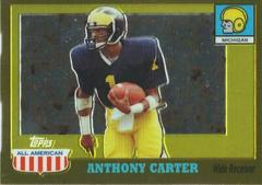 Anthony Carter [Gold Chrome] #53 Football Cards 2005 Topps All American Prices