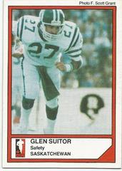 Glen Suitor #145 Football Cards 1984 Jogo CFL Prices