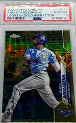 Randy Arozarena [Gold] Baseball Cards 2020 Topps Chrome Update Prices