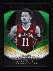 Trae Young [Neon Green Circles] Basketball Cards 2021 Panini Prizm Draft Picks Brilliance Prices