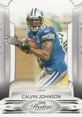 Calvin Johnson Football Cards 2009 Playoff Prestige Prices