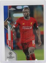 Sadio Mane [Blue Refractor] #90 Soccer Cards 2019 Topps Chrome UEFA Champions League Prices