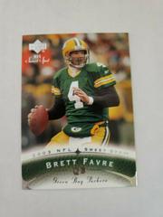 Brett Favre #4 Football Cards 2003 Upper Deck Sweet Spot Prices