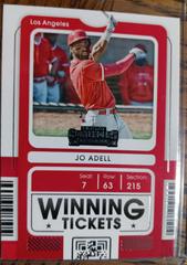 Jo Adell Baseball Cards 2021 Panini Contenders Winning Tickets Prices