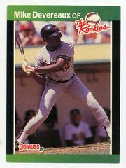 Mike Devereaux #51 Baseball Cards 1989 Donruss Rookies Prices