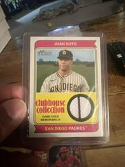 Juan Soto Baseball Cards 2023 Topps Heritage Clubhouse Collection Relics Prices