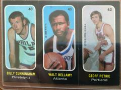 Cunningham 40, Bellamy 41, Petrie 42 Basketball Cards 1971 Topps Stickers Prices