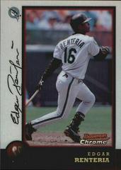 Edgar Renteria #25 Baseball Cards 1998 Bowman Chrome Prices